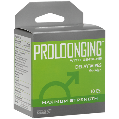 Proloonging Delay Wipes for Men 10 Pack