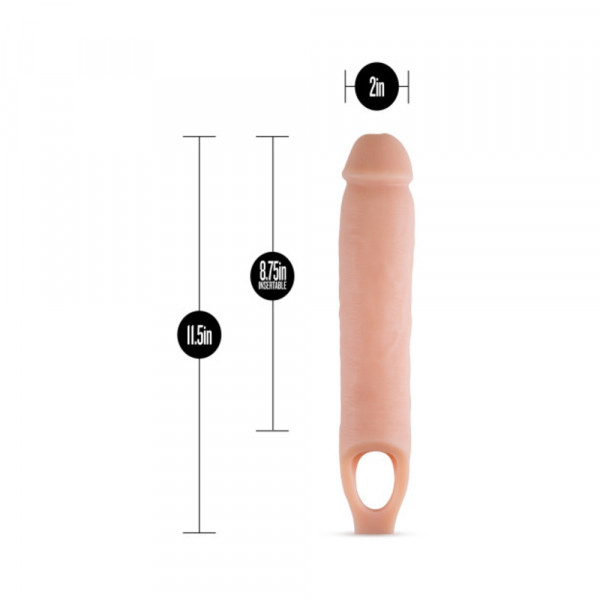 Performance 11.5 Inch Cock Sheath Penis Extender Vanilla