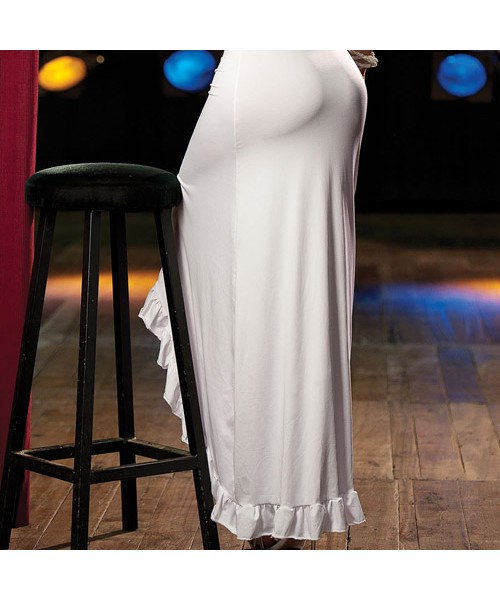 White long gown