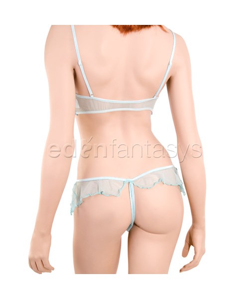 Pastel underwire bra and flirt panty