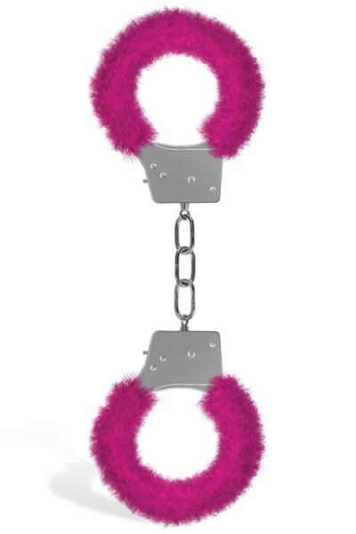 OUCH! Beginners Metal & Fur Handcuffs