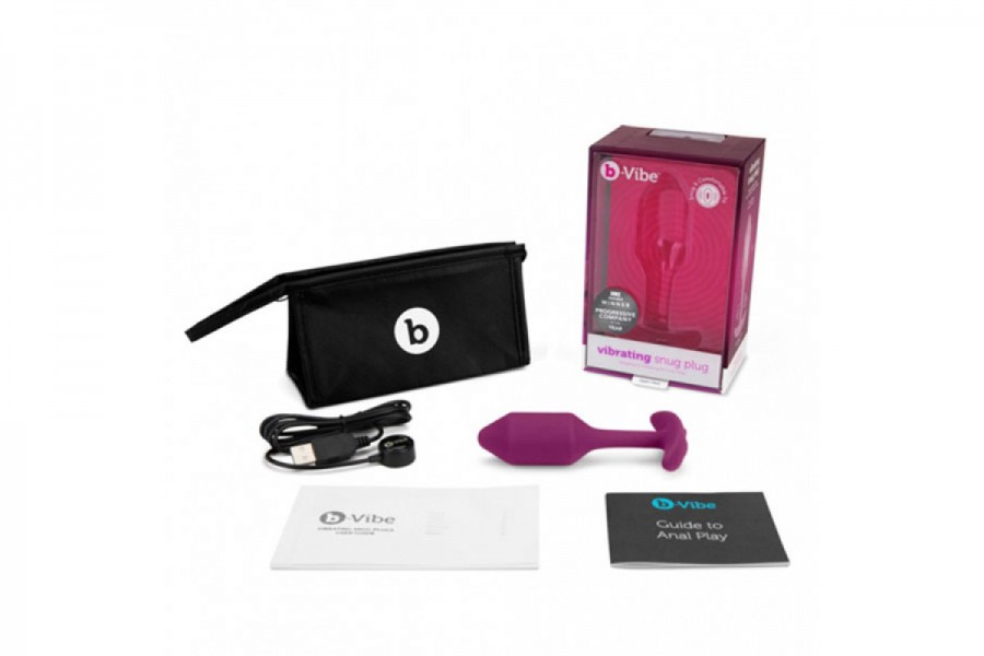 b-Vibe Vibrating Snug Plug Medium