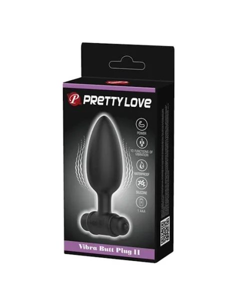 Vibra Anal Plug Vibrator - 4.6 Inch