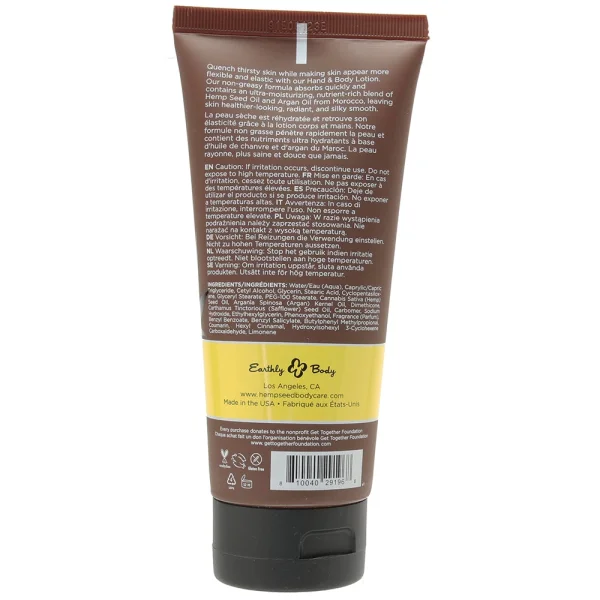 Hemp Seed Hand & Body Lotion 7oz/207ml
