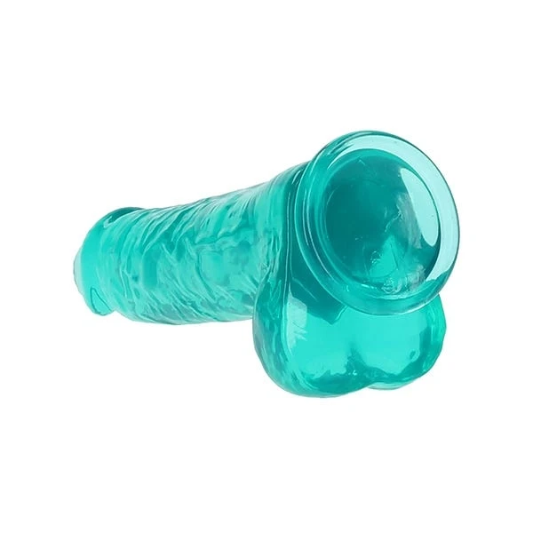 RealRock 10-Inch Crystal Clear Dildo with Balls