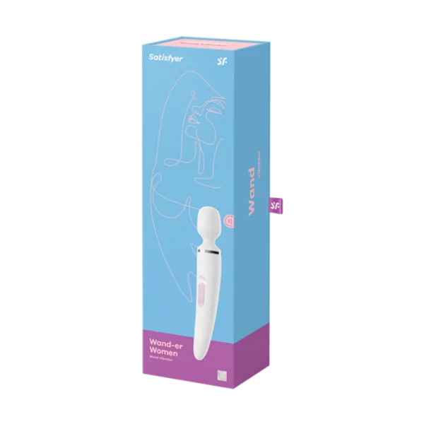 Satisfyer Wand-er Woman White/Chrome