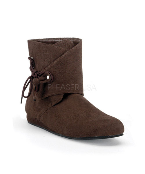 RENAISSANCE-50 - MEN'S BROWN MICROFIBER RENAISSANCE SHOE