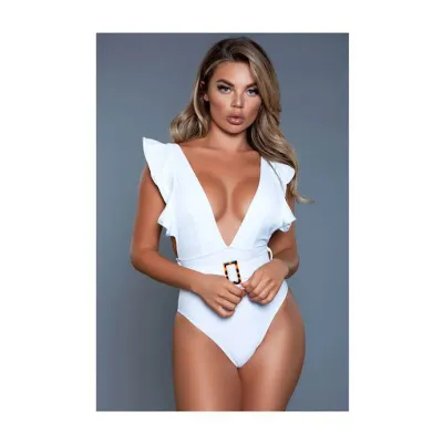 Eliza Swimsuit White Small