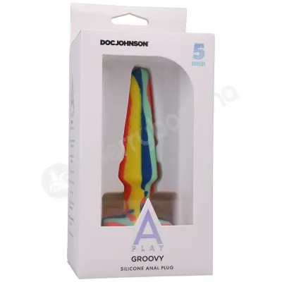 A Play Groovy Sunrise Silicone 4 75 Anal Plug