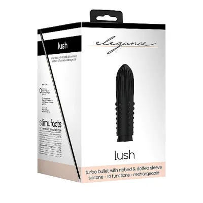 Shots Elegance Lush Bullet Black Vibrator