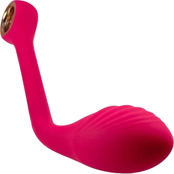 SheVibe Essentials G Bendable Silicone Rechargeable G-Spot Vibrator - Pink