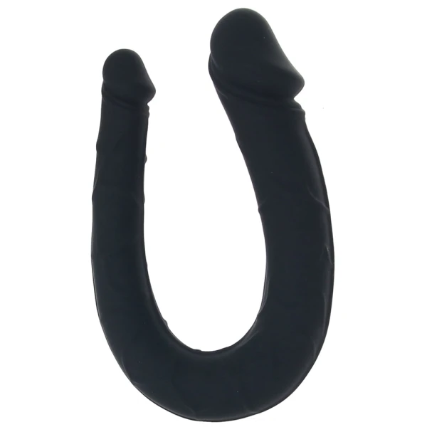 Boundless AC/DC Dong Silicone Double Dildo By CalExotics - Black