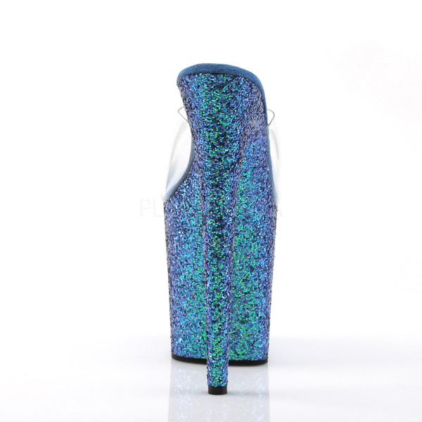 8 inches Heel, 4 inches PF Slide W/Holographic Glitter Covered Bottom — image 4 of 4
