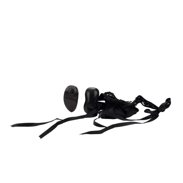 Remote Control 10 Function Little Black Panty - Thong