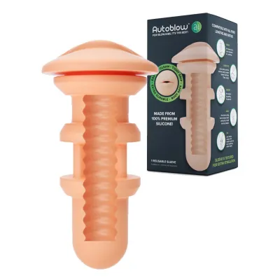 Autoblow A I Silicone Mouth Masturbator Sleeve