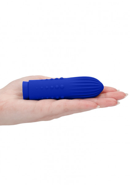 Turbo Rechargeable Bullet - Lush - Blue - Silicone Vibrator