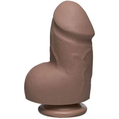The D Fat D 6 Inch With Balls Ultraskyn Caramel