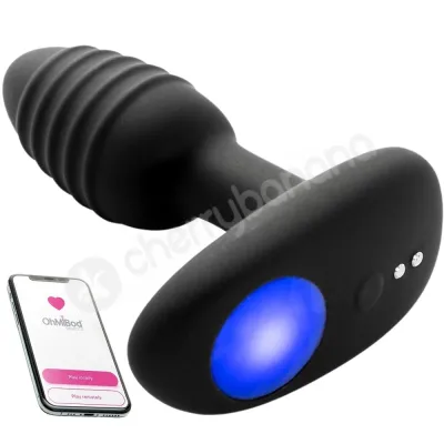 OhMiBod By Kiiroo Lumen App Controlled 4 Black Pleasure Plug