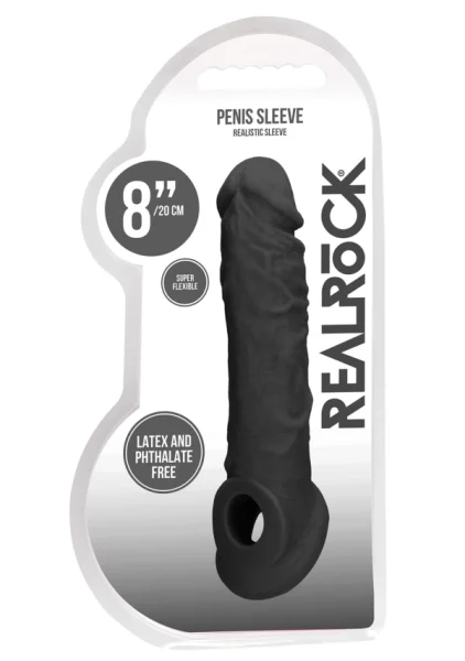 RealRock Penis Sleeve - 8" — image 8 of 25