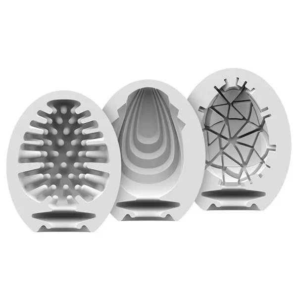 Satisfyer Naughty, Savage, Crunchy Masturbator Egg Set