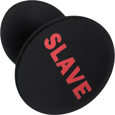 Temptasia Slave Plug Silicone Anal Plug By Blush Black