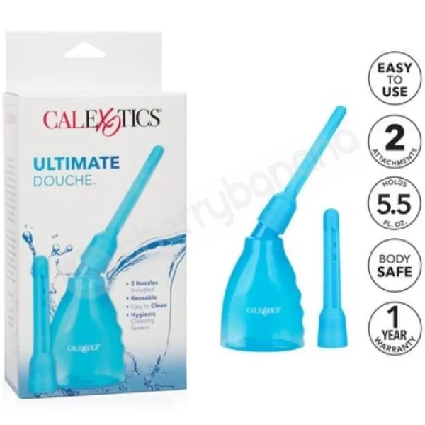 Calexotics Ultimate Blue Douche With 2 Interchangeable Nozzles