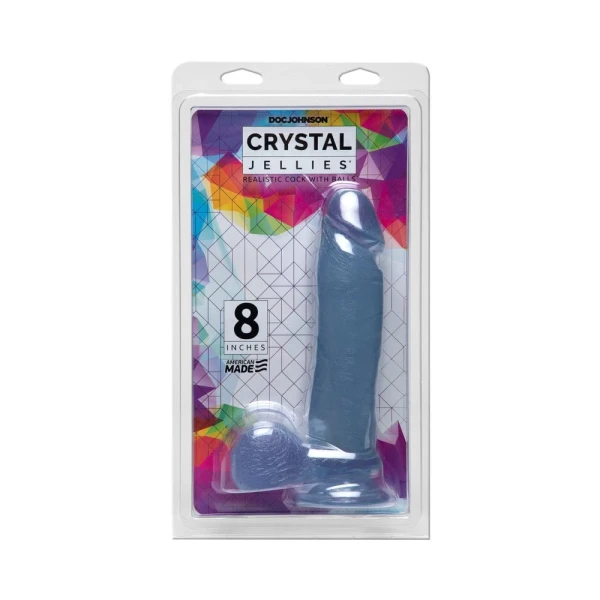 Crystal Jellies Ballsy Cock 8in — image 14 of 14