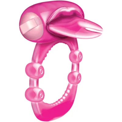 Forked Tongue X treme Vibrating Pleasure Ring Magenta