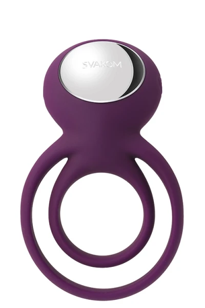 Svakom Tammy 3.1" Vibrating Couples Ring with Double Rings