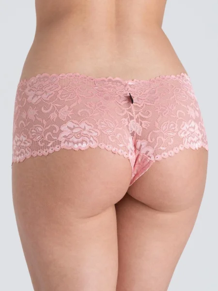 Lovehoney Flirty Pearl Blush Lace Shorts