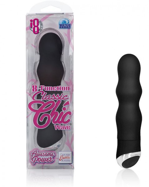 8 - Function Classic Chic Wave Vibrator - Black