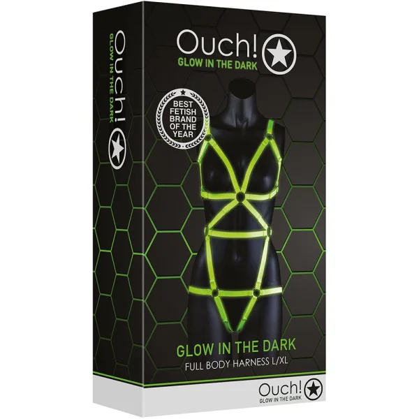 Ouch! Glow In The Dark Full Body Harness