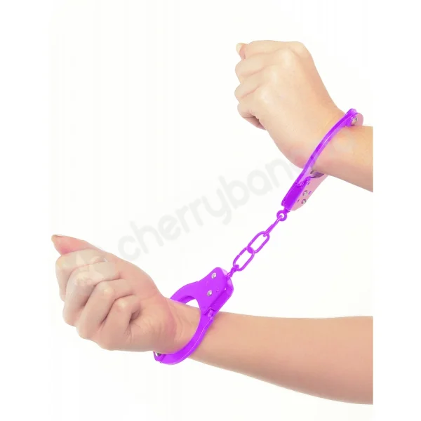 Neon Purple Fun Cuffs