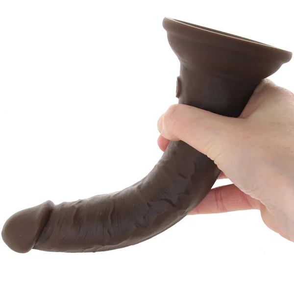 Pipedream Products King Cock Elite 7” Silicone Cock Brown