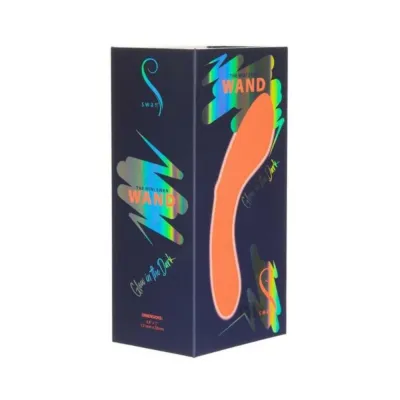 Personal Massagers Swan The Mini Swan Wand Glow in the dark Orange
