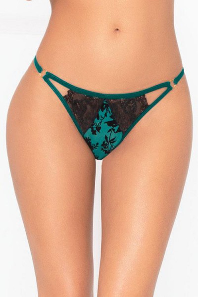 Seven Til Midnight Ivy Indulgence Mesh & Lace Crotchless Panty