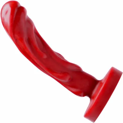 Mini Magma Silicone Dildo By Tantus Red