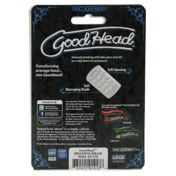 Goodhead helping head