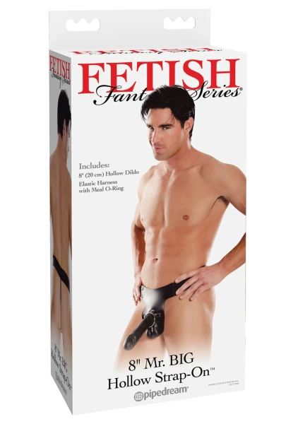 Pipe Dreams Fetish Fantasy Series Mr. Big Hollow 8" Strap-on
