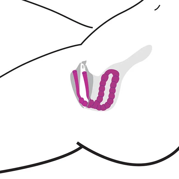 Frisky Petal Pusher Silicone Labia Spreader