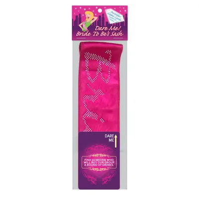 Dare Me Bride to be Sash Purple