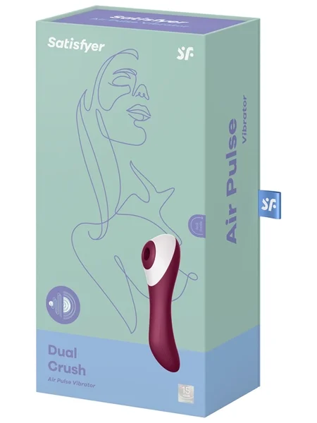 Satisfyer Dual Crush Air Pulse Clitoral & G-Spot Vibrator