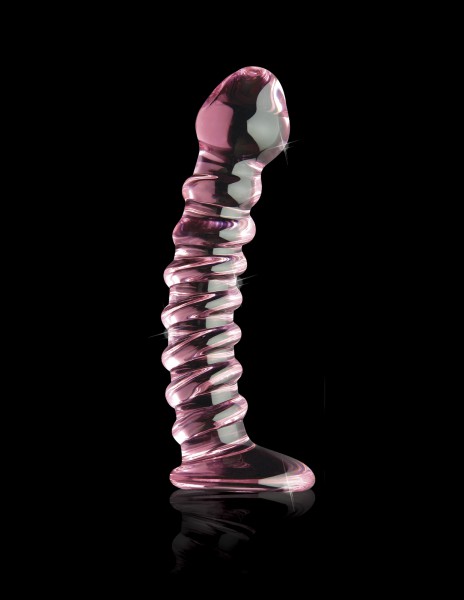 6.5" Curved Glass Dildo