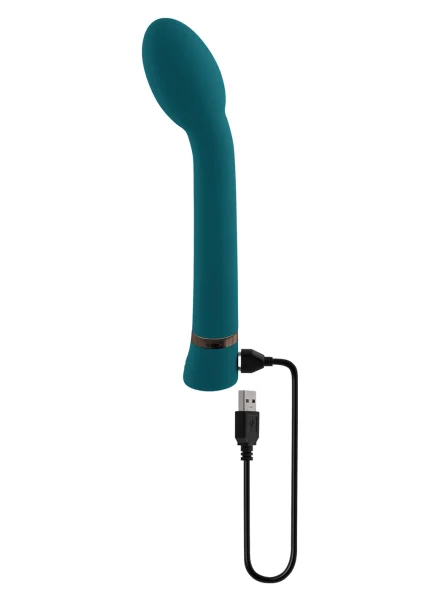 Playboy Pleasure On The Spot Silicone Rechargeable G-Spot Vibrator - Teal