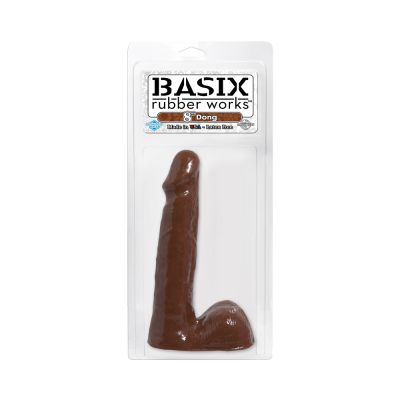 Basix Rubber Works 8 inches Dong Brown