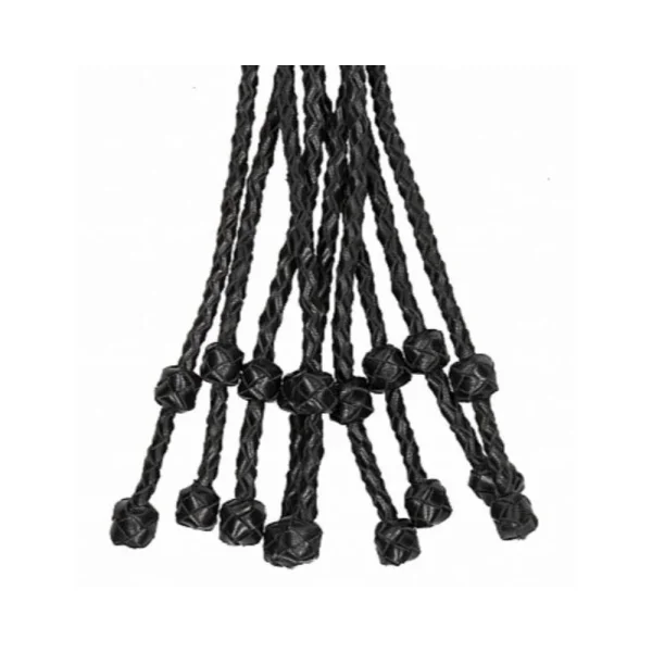 Ouch! Pain - Saddle Leather Braided Flogger