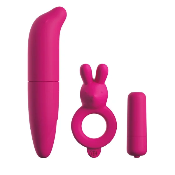 Classix Couples Vibrating Starter Kit - Pink
