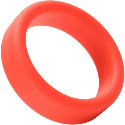 Super Soft Silicone C Ring By Tantus Crimson