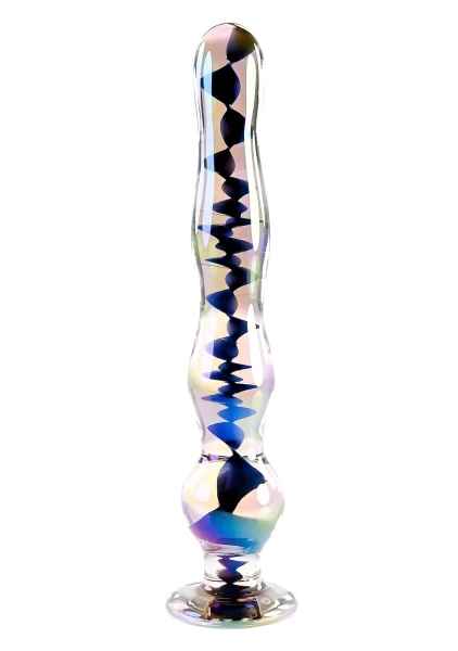 Playboy Pleasure Jewels Wand Glass Dildo