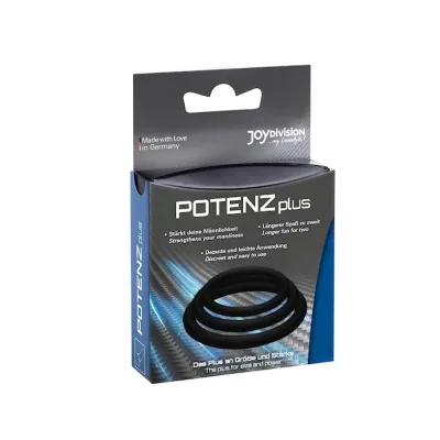 Potenzplus Cock Ring Set 3 Pack 3 Pack